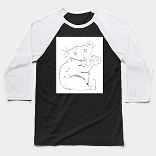 Sketch creepy monster Baseball T-Shirt